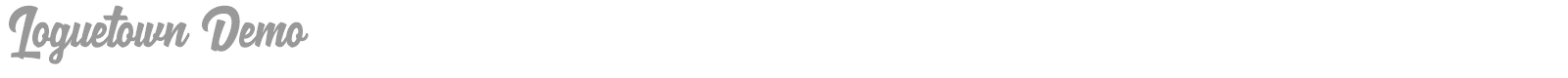 Loguetown font preview